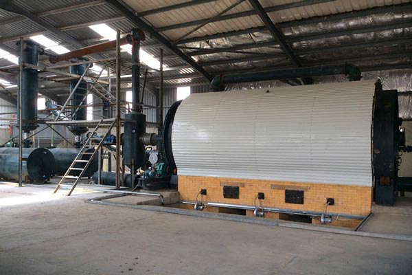 waste tires pyrolysis equipment