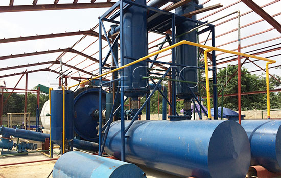 Tyre Pyrolysis Plant