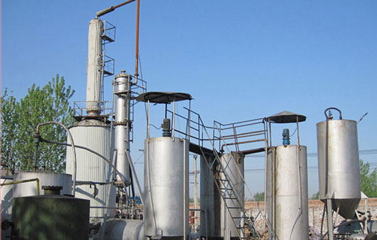 waste oil refining plant