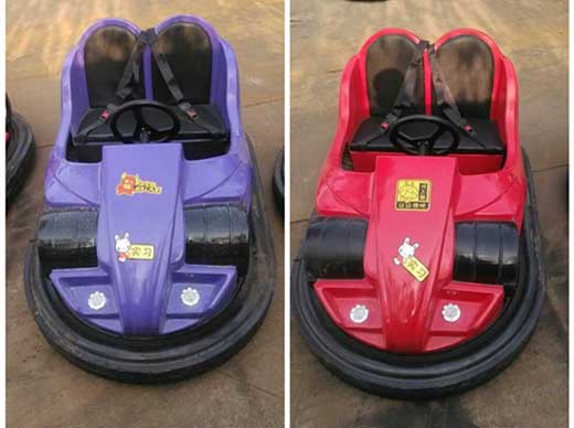 Funfair dodgem bumper cars