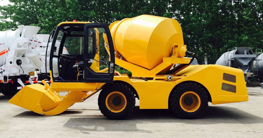 self loading concrete mixer truck