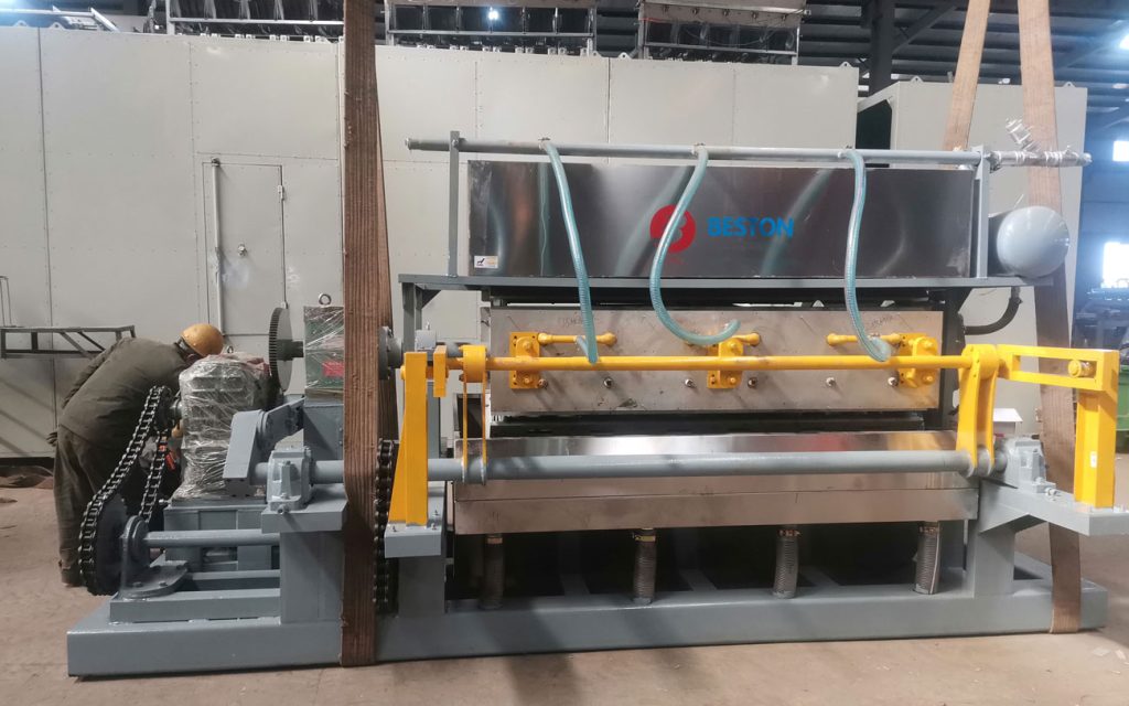 BTF6-8 Beston Apple Tray Making Machine Shipped to Russia