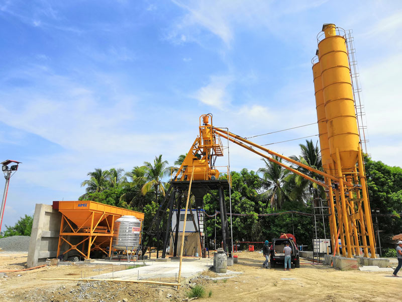 AJ-35 concrete batch plant in the Philippines