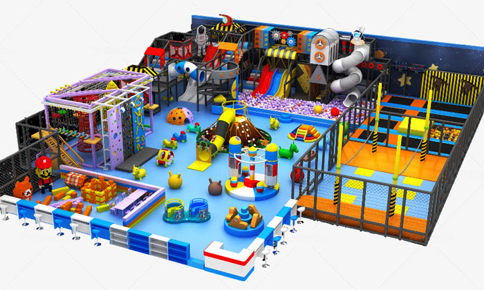 space theme indoor playground equipment