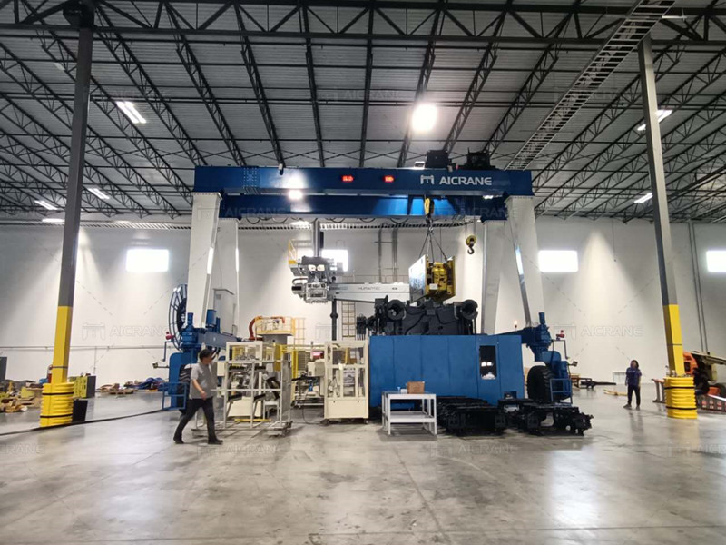 Machine Components Handling Rubber-tyred Gantry Crane
