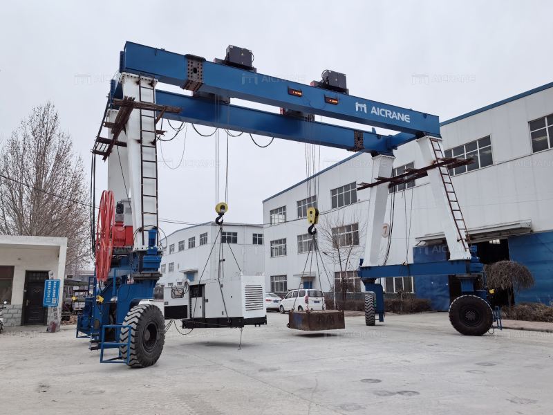 Double Girder Rubber Tyred Gantry Crane